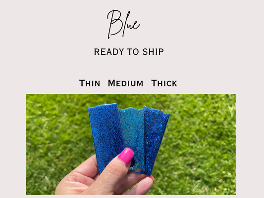 Blue Tumbler Toppers