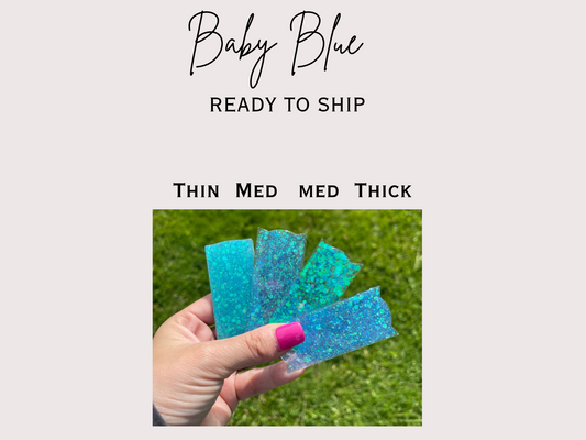 Baby Blue Tumbler Toppers